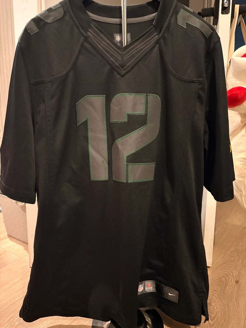 Nike Aaron Rodgers Green Bay Packers Jersey Size L Black Salute to Service